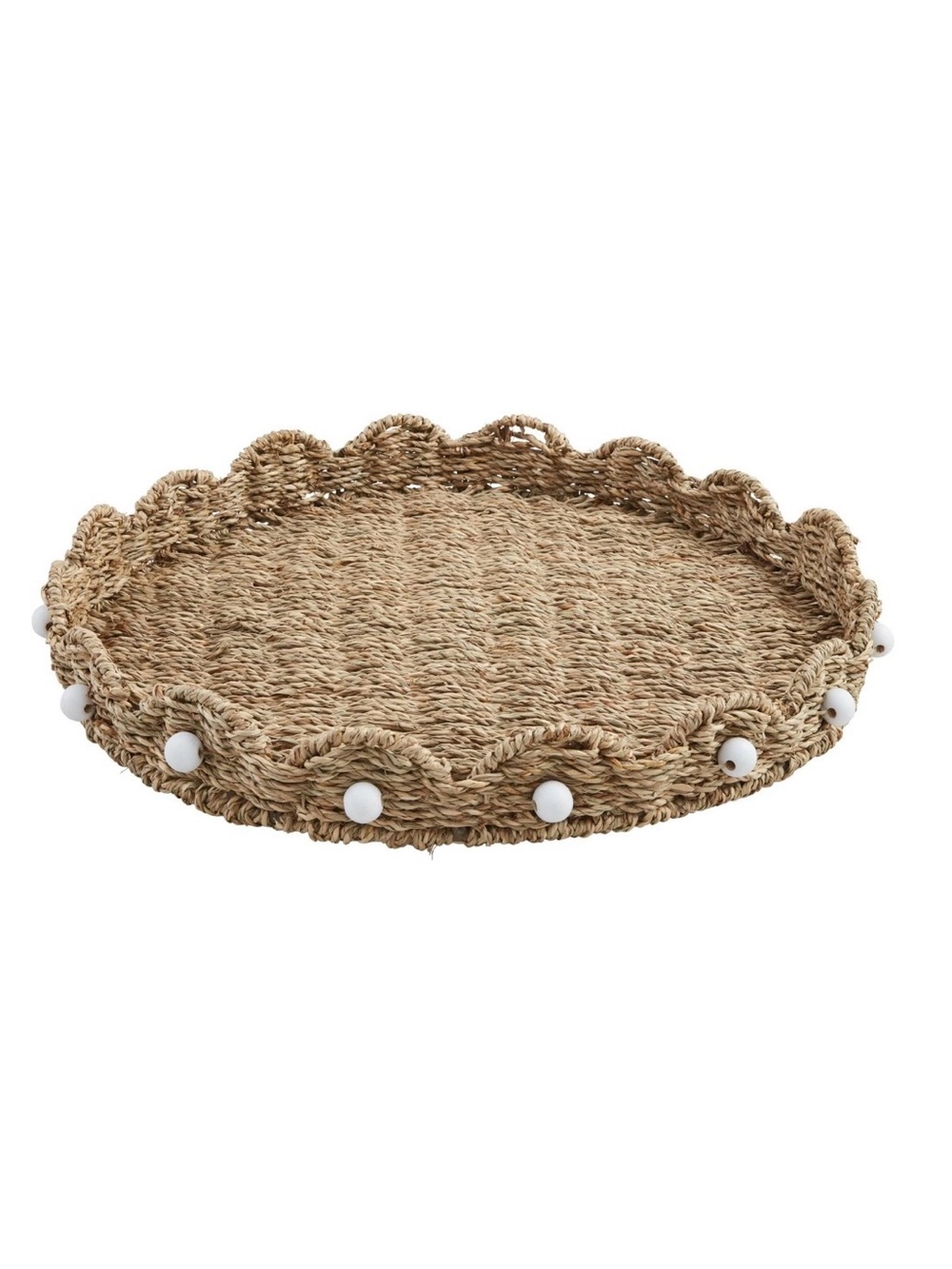 NWT Mud Pie Scalloped Lazy Susan